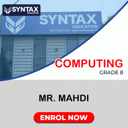 Computing by Mr. Mahdi Grade 8