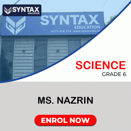 Science by Ms. Nazrin Grade 6 (Online)