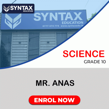 Science by Mr. Anas Grade 10