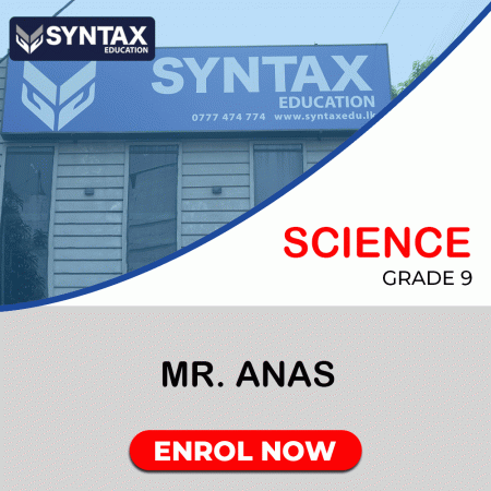 Science by Mr. Anas Grade 9