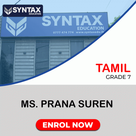 Tamil by Ms. Prana Grade 7