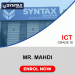 ICT by Mr. Mahdi Grade 10
