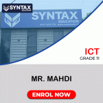 ICT by Mr. Mahdi Grade 11