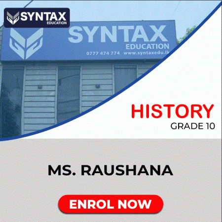 History by Ms. Raushana Grade 10 (Online)