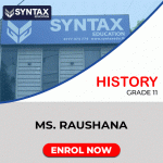 History by Ms. Raushana Grade 11 (Online)