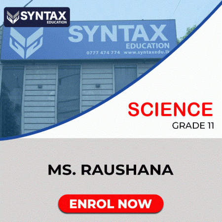 Science by Ms. Raushana Grade 11 (Online)