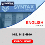 English by Ms. Nishma Grade 6