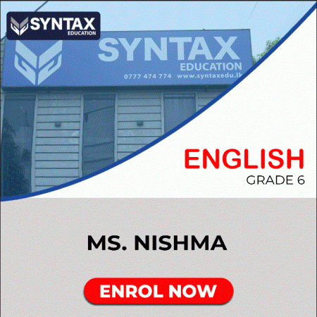 English by Ms. Nishma Grade 6