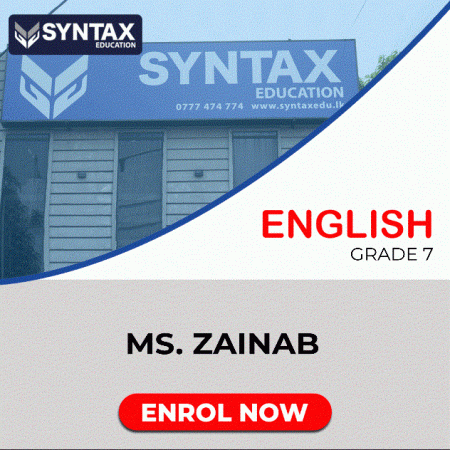 English by Ms. Zainab Grade 7