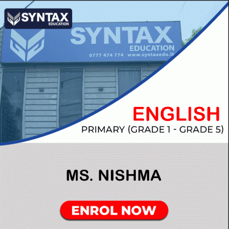 English by Ms. Nishma Grade 1-5