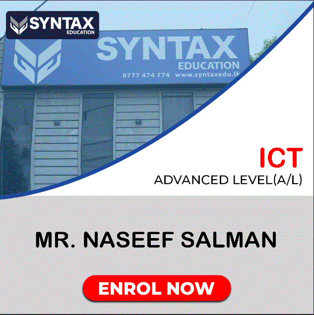 ICT by Mr. Naseef Salman Advanced Level (A/L) 2028