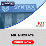 ICT by Mr. Nuzrath Grade 9