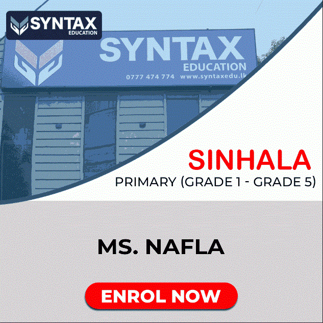 Sinhala by Ms. Nafla Grade 1-5